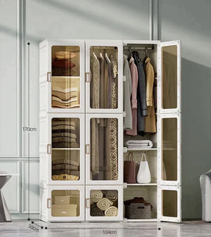 Closet Modular Plegable FoldyLux sin Herramientas
